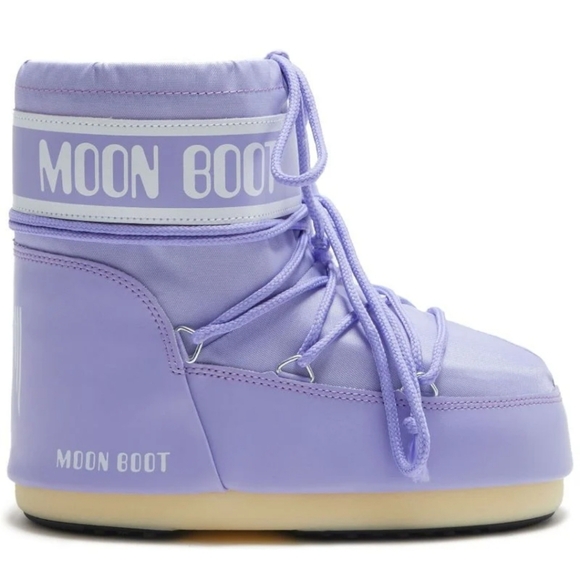 Moon Boot Purple Low Icon Snow Boot Moon Boots Lilac purple Snow Boots Short - Picture 11 of 17